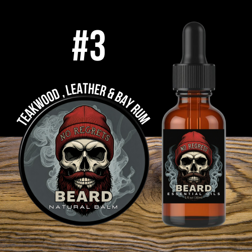 #3 Teakwood , Leather & Bay Rum